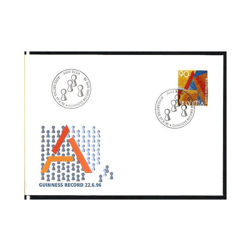 Szwajcaria 1996, Rekord Guinness’a. FDC