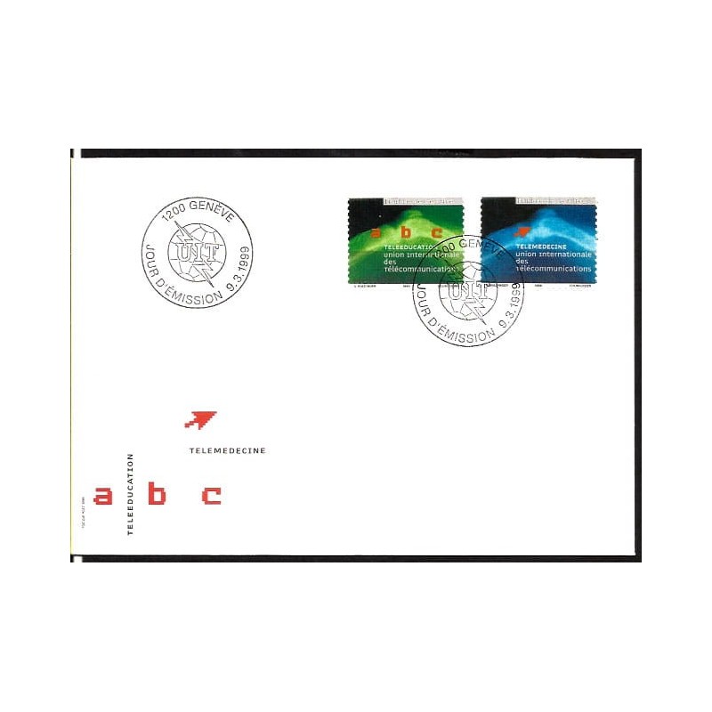 Szwajcaria 1999, UIT, telekomunikacja. FDC