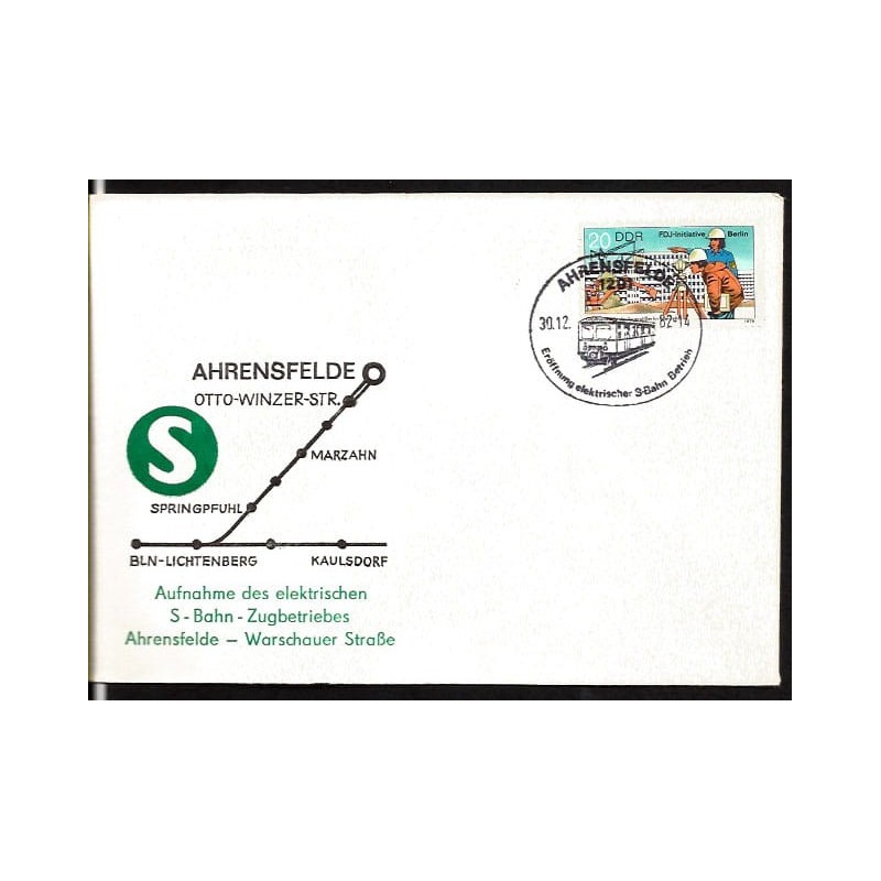 Niemcy NRD 1982, Kolej miejska Berlin. Ahrensfelde