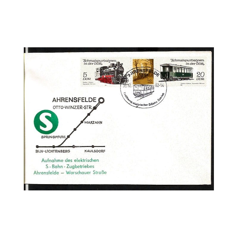 Niemcy NRD 1982, Kolej miejska Berlin. Ahrensfelde