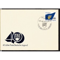 Niemcy NRD 1986, Wolna Młodzież Niemiecka, komunizm. FDC