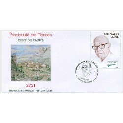 Monako 2021, Czesław Słania. FDC