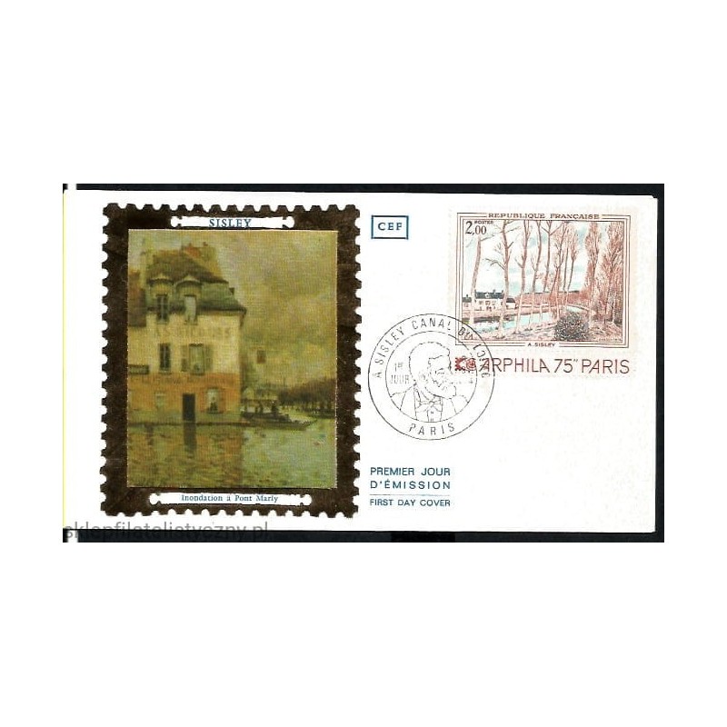 Francja 1974, WF ARPHILA, malarstwo. FDC