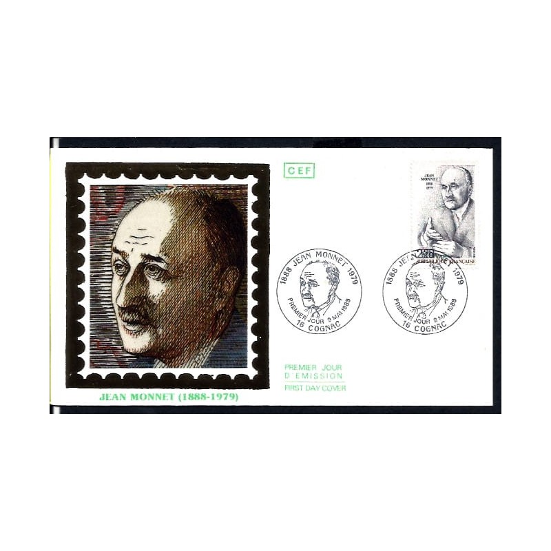 Francja 1988, J. Monnet. Unia Europejska. FDC
