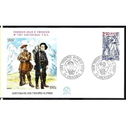 Francja 1988, Wojsko, piechota górska. FDC
