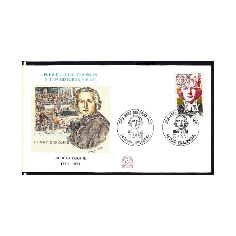 Francja 1990, Henri Gregoire, ksiądz, polityka. FDC