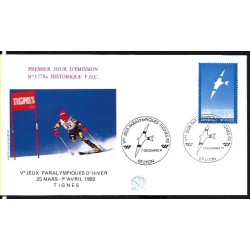 Francja 1991, Paraolimpiada zimowa. FDC