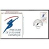 Francja 1991, Zimowe Igrzyska Albertville, płomień olimpijski. FDC