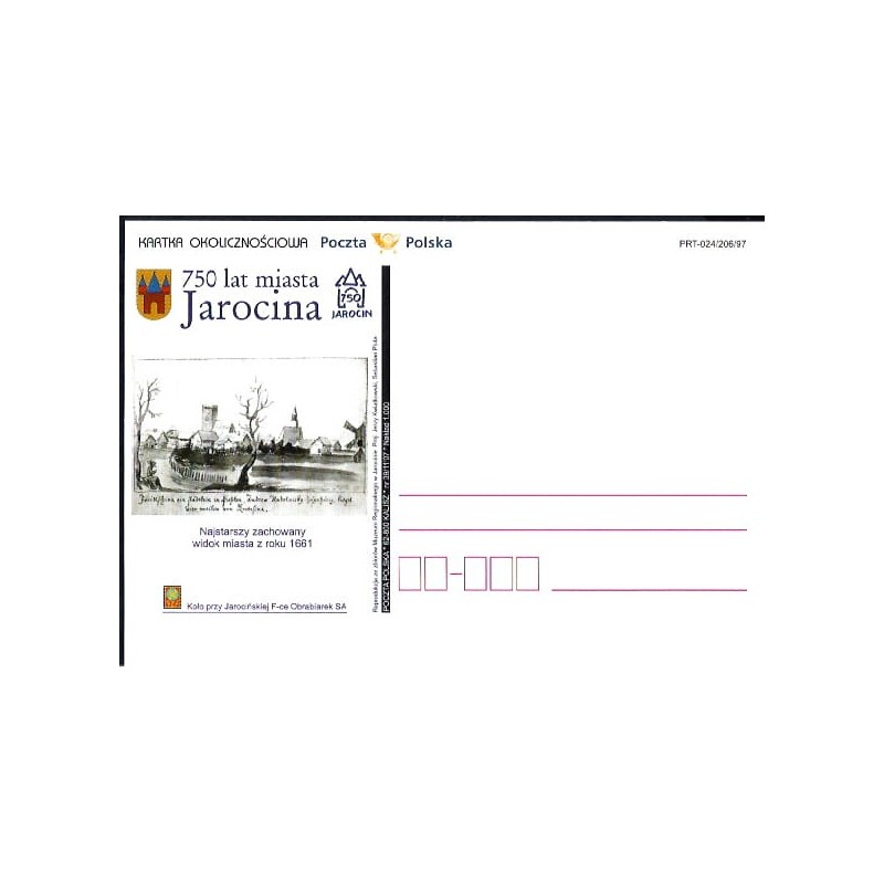 Kartka Kalisz 2007, Jarocin, grafika
