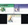 Kartka Kielce 2001, W. A. Mozart, muzyka. 3 kartki, papier matowy