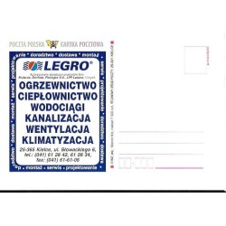 Kartka Kielce, reklama LEGRO, Słowacki