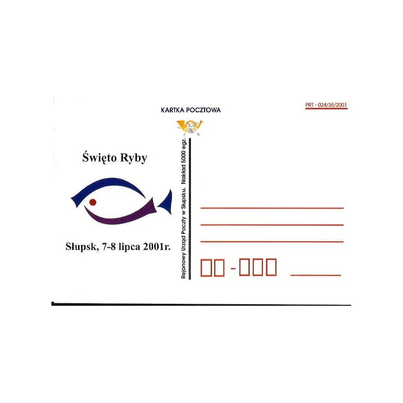 Kartka Słupsk 2001, ryba