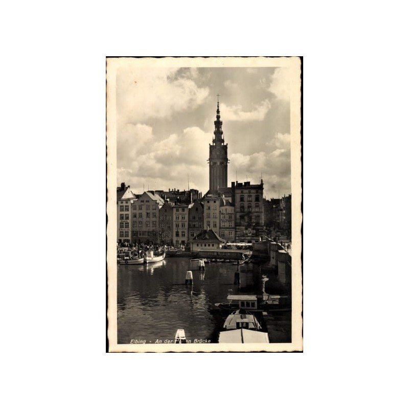 Elbląg, miasto, most, bez obiegu