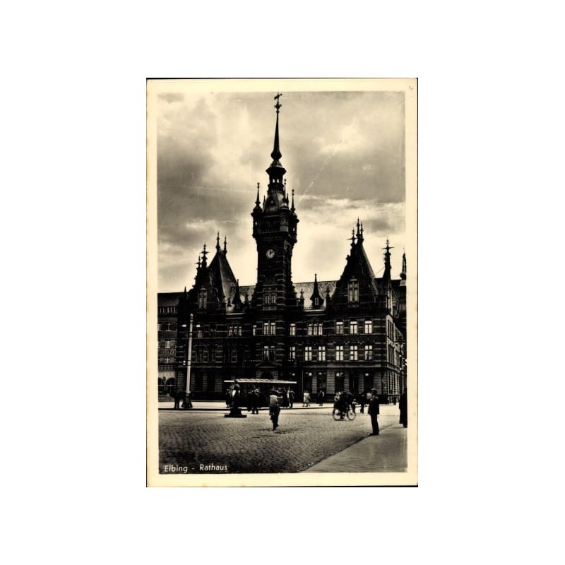 Elbląg, ratusz, bez obiegu
