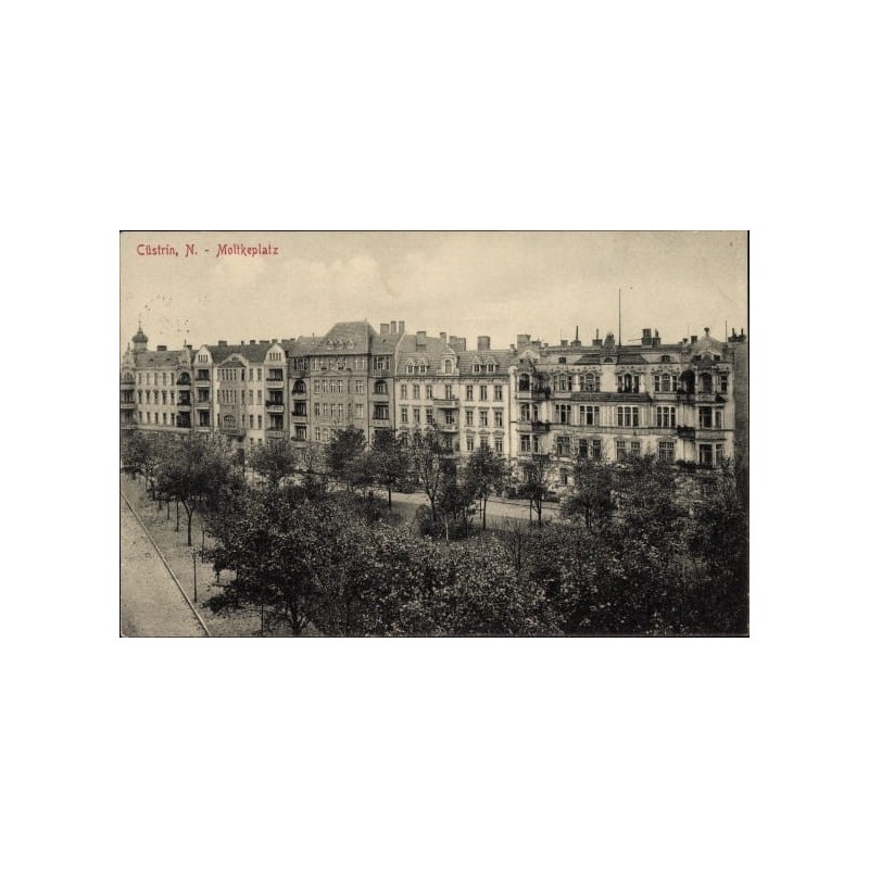 Kostrzyn, Moltkeplatz, obieg 1915