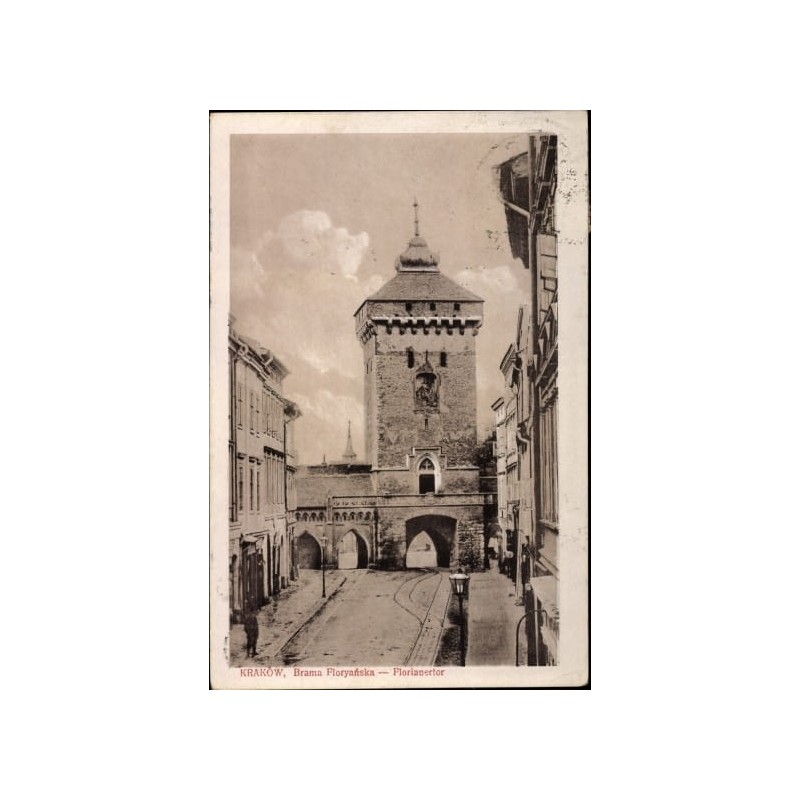 Kraków, Brama Floriańska, obieg 1921