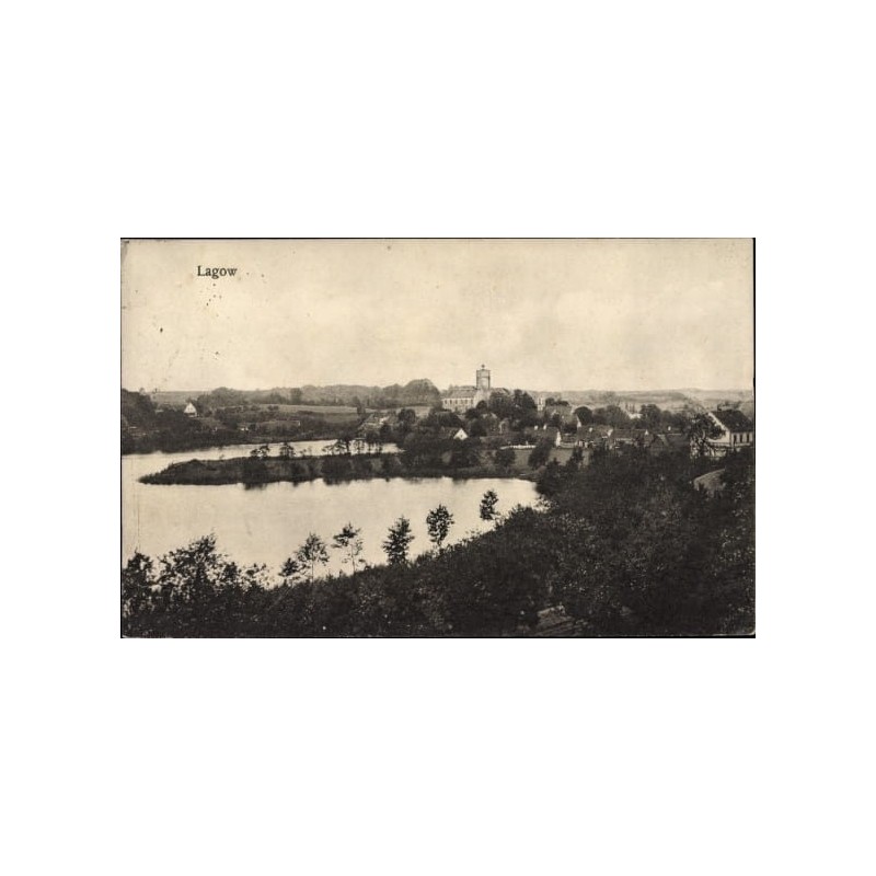Łagów, widok ogólny, obieg 1928