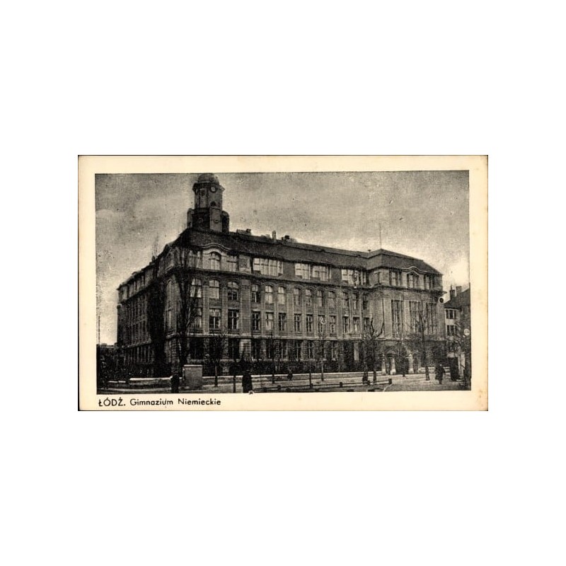 Łódź, gimnazjum niemieckie, bez obiegu