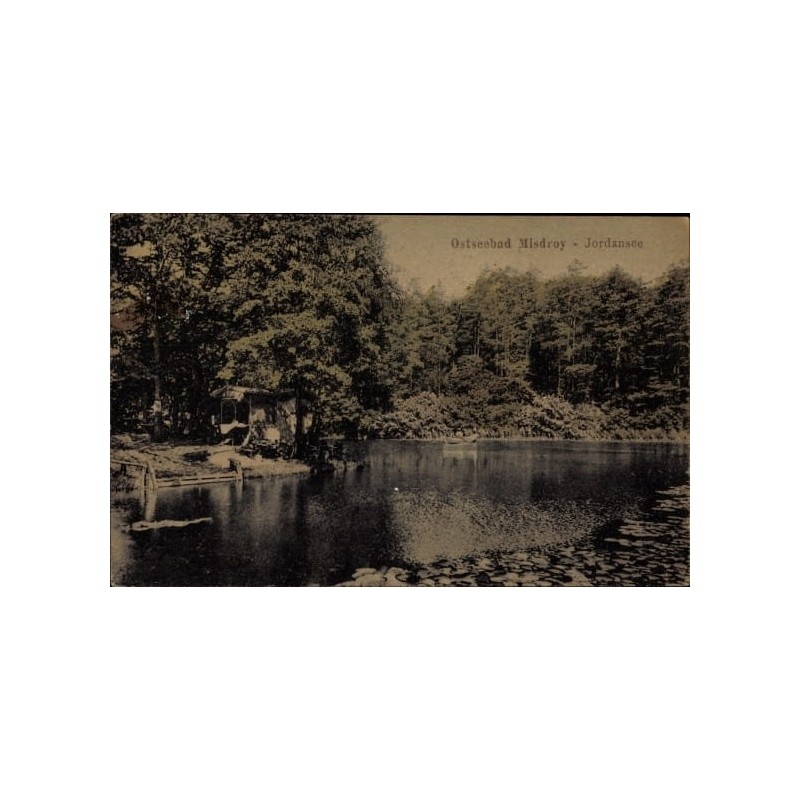 Międzyzdroje, park, obieg 1913