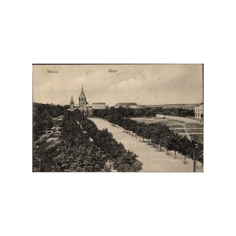 Mława, aleja, obieg 1915