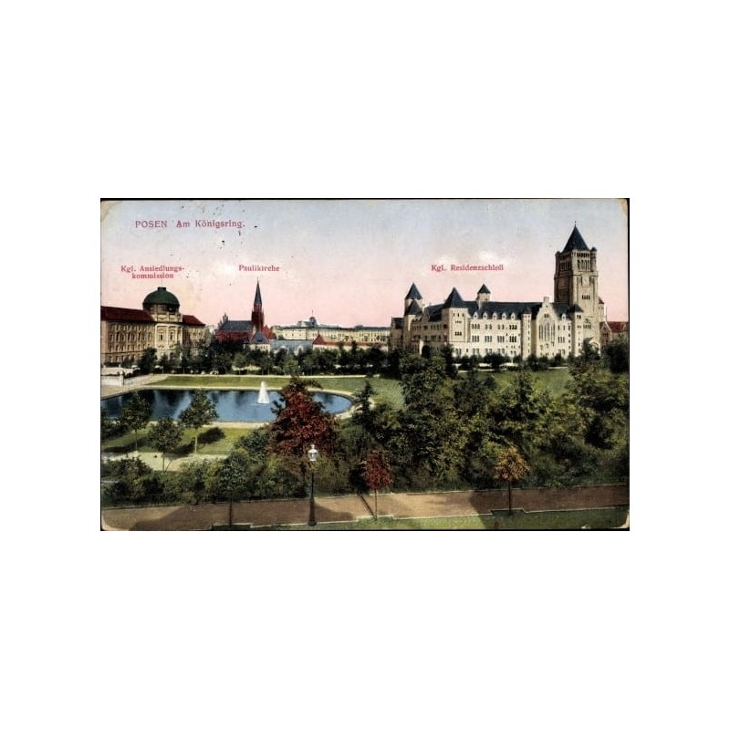 Poznań, widok ogólny, obieg 1915
