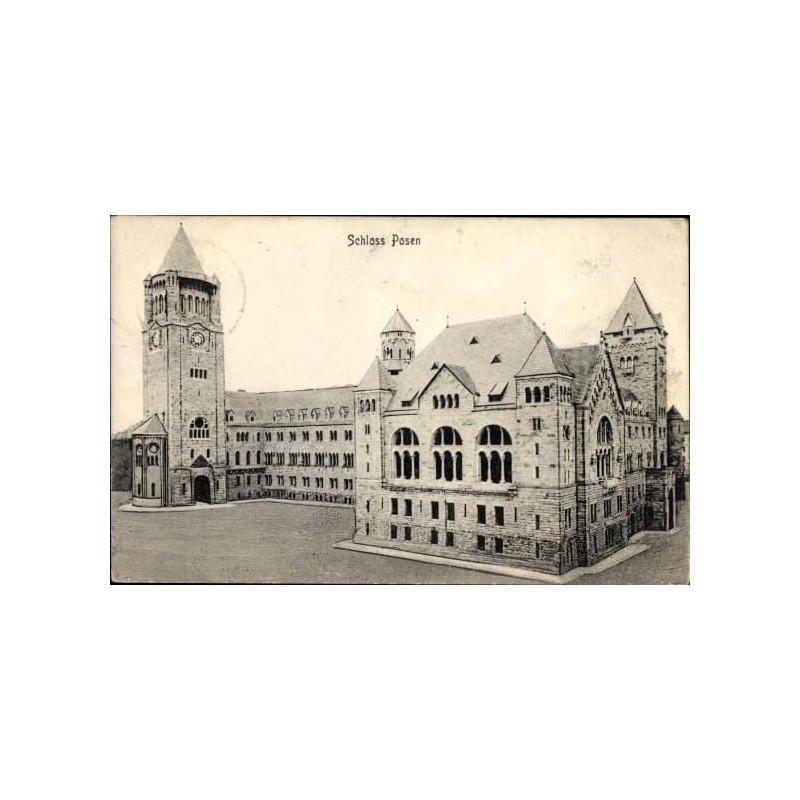 Poznań, zamek, obieg 1908