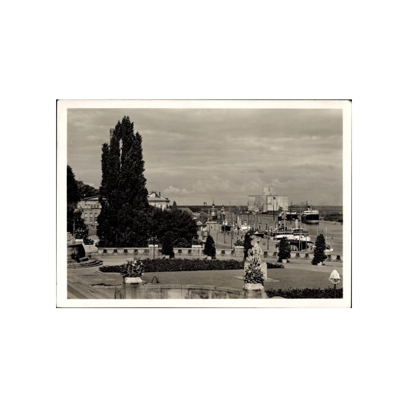 Szczecin, port, obieg 1937
