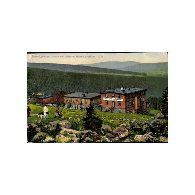 Szklarska Poręba, Schronisko na Hali Szrenickiej, Karkonosze. Obieg 1917
