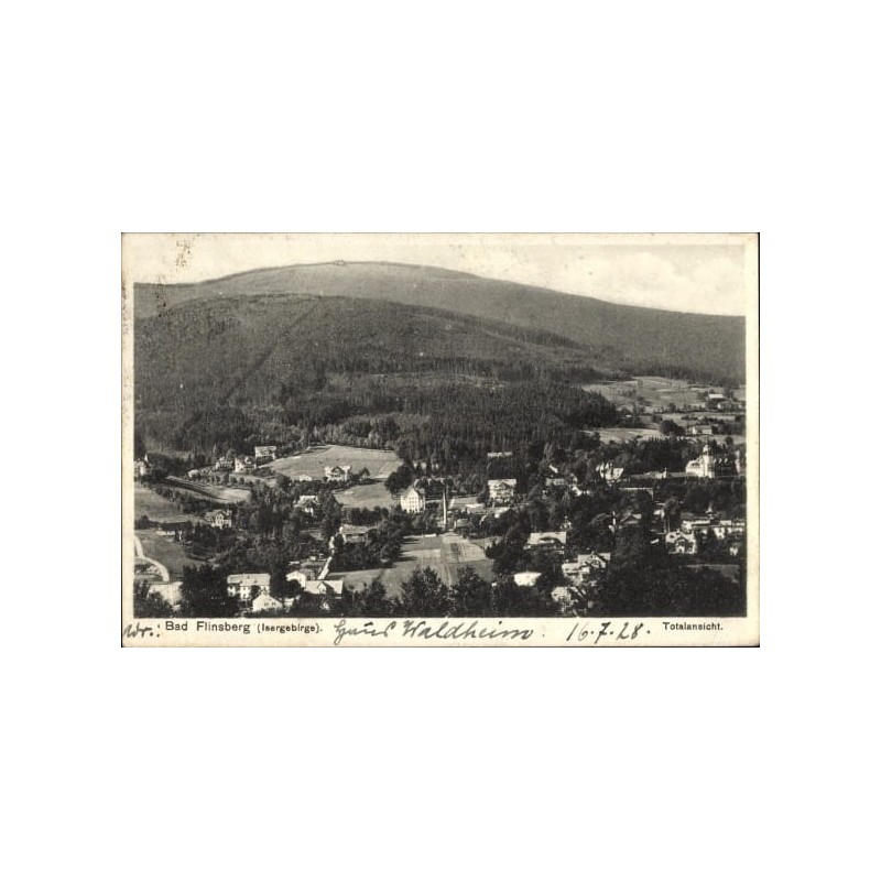 Świeradów-Zdrój, widok ogólny, obieg 1928