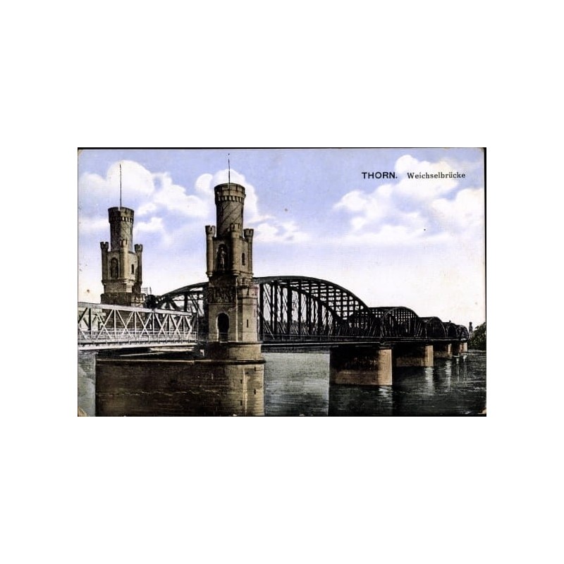 Toruń, most, obieg 1915