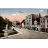 Żagań, plac, obieg 1913, poczta kolejowa