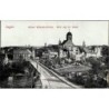 Żagań, widok, most, obieg 1915