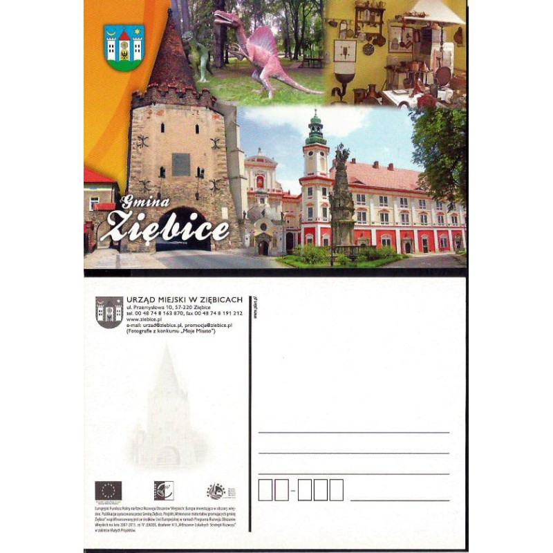 Ziębice, dinozaury, brama, Henryków. Bez obiegu