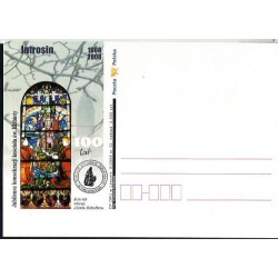 Kartka Leszno 2008, Jutrosin, witraż, Mehoffer
