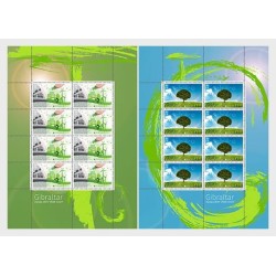 Gibraltar 2016, EUROPA CEPT: Myśl zielono! Arkusiki **