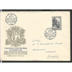 Portugalia 1963, Św. Wincenty a Paulo. FDC