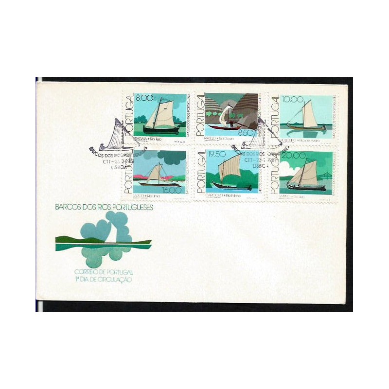 Portugalia 1981, Statki. FDC