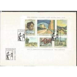 Szwecja 1969, Malarstwo. FDC