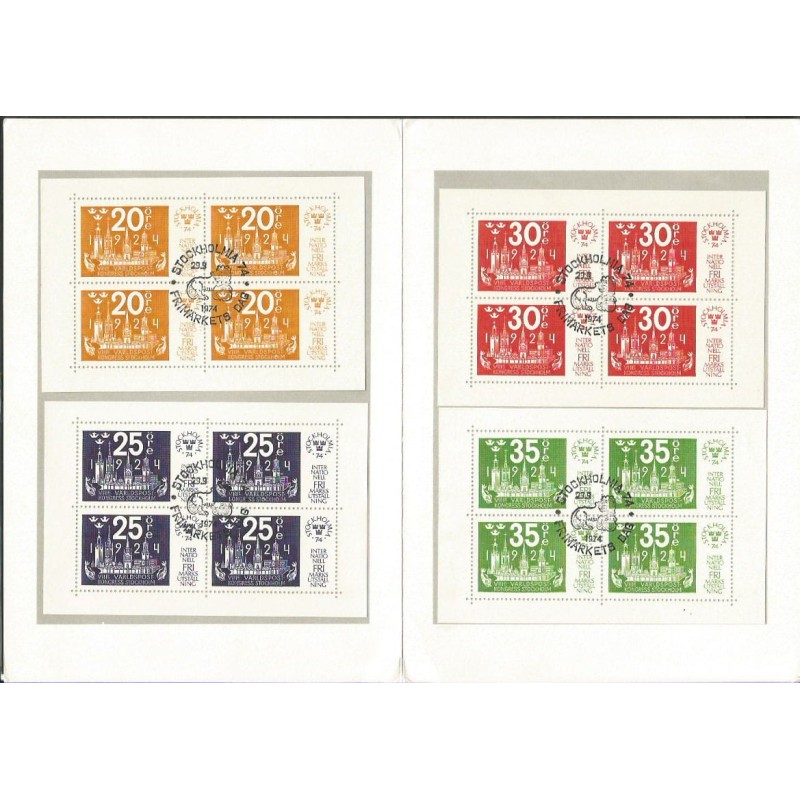 Szwecja 1974, ŚWF Stockholmia. Karnet