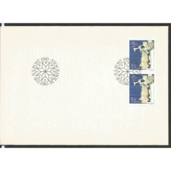 Szwecja 1980, Boże Narodzenie. FDC