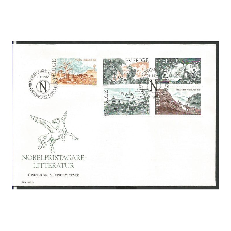 Szwecja 1985, Nobel: literatura. FDC