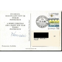 Szwecja 1988, Muzeum Poczty. Sztokholm