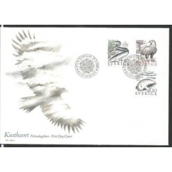 Szwecja 1988, Ptaki, ssaki, gady. FDC