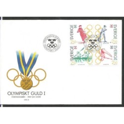 Szwecja 1991, Igrzyska olimpijskie, historia. FDC