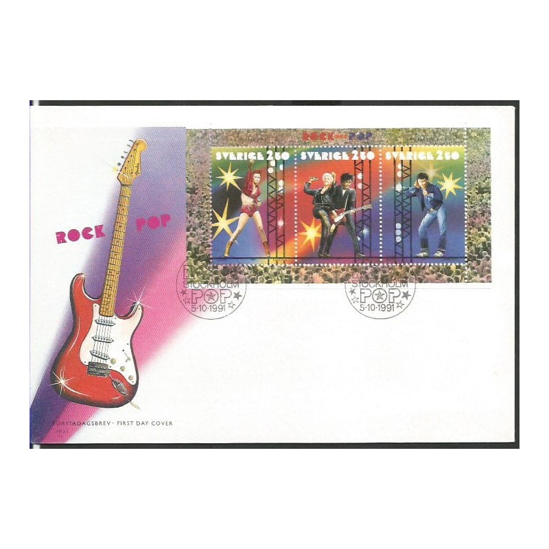 Szwecja 1991, Muzyka. FDC