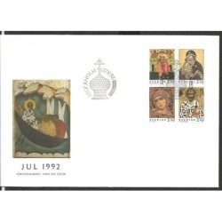 Szwecja 1992, Boże Narodzenie. FDC