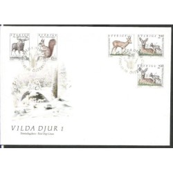 Szwecja 1992, Fauna. FDC