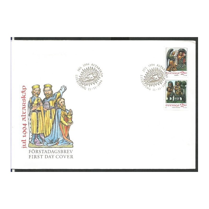 Szwecja 1994, Boże Narodzenie. FDC