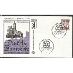 Niemcy 1966, Architektura niemiecka: Lwówek Śląski. FDC