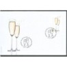 Finlandia 2021, Wino, szampan. FDC